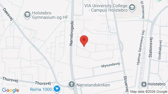 Apartments for rent i Holstebro - kort over placeringen
