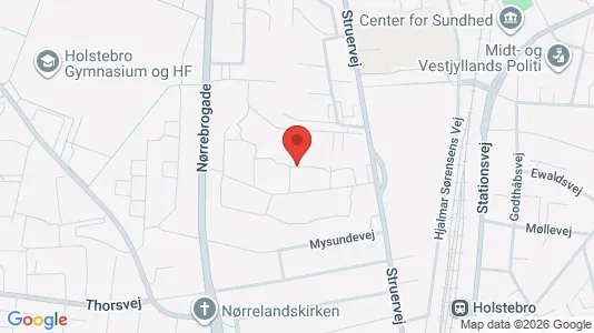 Apartments for rent i Holstebro - kort over placeringen