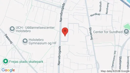 Apartments for rent i Holstebro - kort over placeringen
