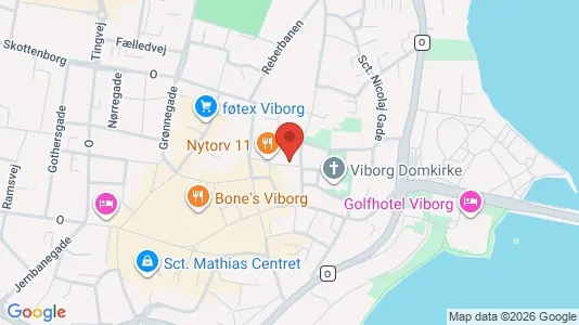 Apartments for rent i Viborg - kort over placeringen