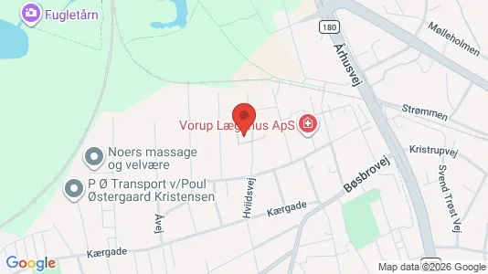 Apartments for rent i Randers SV - kort over placeringen