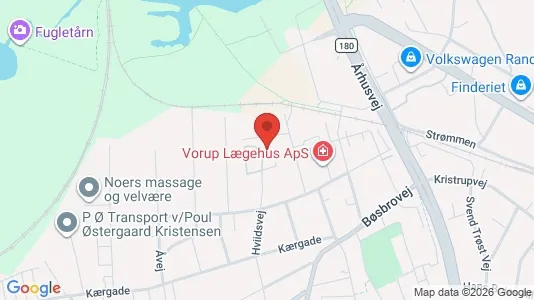 Apartments for rent i Randers SV - kort over placeringen
