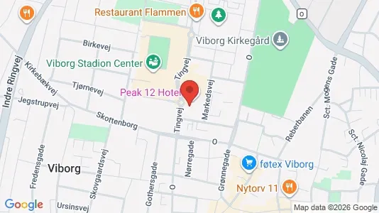 Apartments for rent i Viborg - kort over placeringen