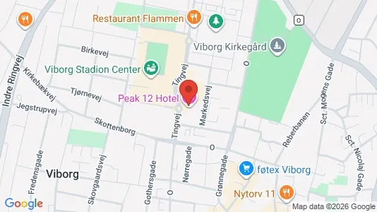 Apartments for rent i Viborg - kort over placeringen