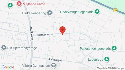 Apartments for rent i Viborg - kort over placeringen