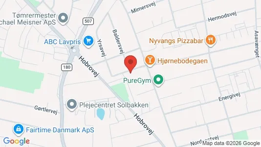 Apartments for rent i Randers NV - kort over placeringen