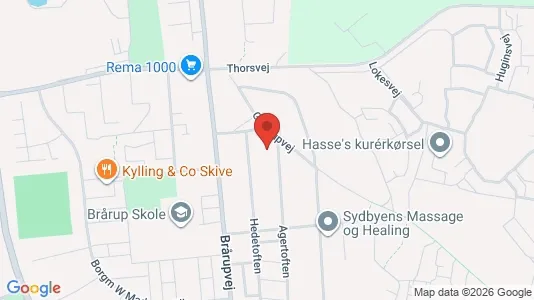 Apartments for rent i Skive - kort over placeringen