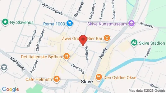 Apartments for rent i Skive - kort over placeringen