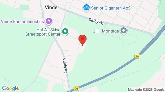 Apartments for rent i Skive - kort over placeringen