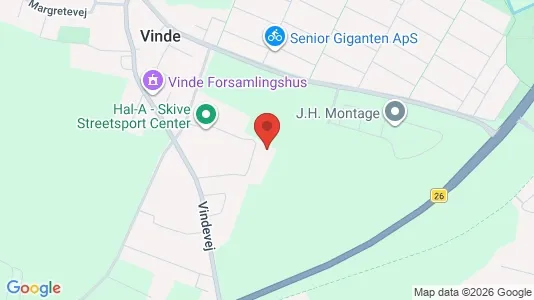 Apartments for rent i Skive - kort over placeringen