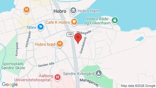 Apartments for rent i Hobro - kort over placeringen