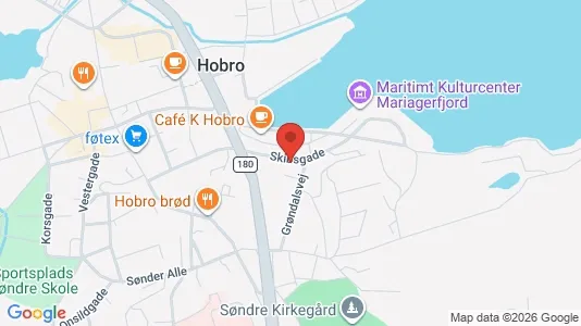 Apartments for rent i Hobro - kort over placeringen