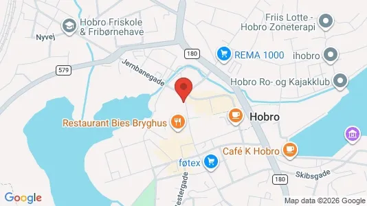 Apartments for rent i Hobro - kort over placeringen