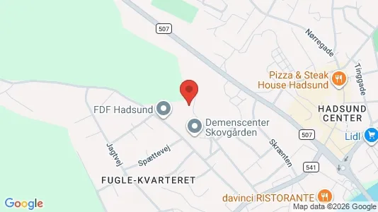Apartments for rent i Hadsund - kort over placeringen