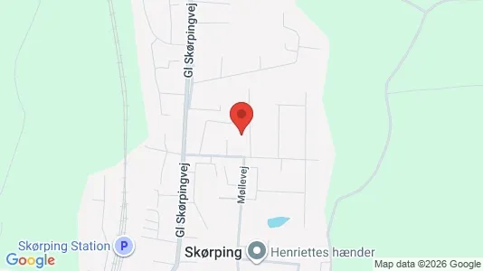 Apartments for rent i Skørping - kort over placeringen