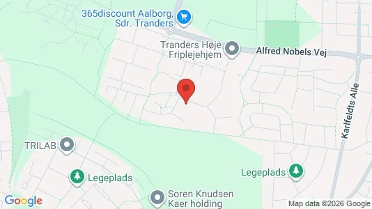 Apartments for rent i Aalborg Øst - kort over placeringen