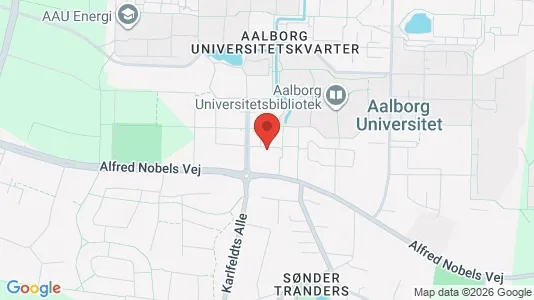 Apartments for rent i Aalborg Øst - kort over placeringen