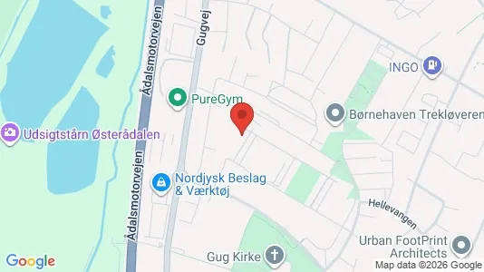 Apartments for rent i Aalborg SØ - kort over placeringen