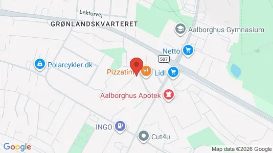 Apartments for rent i Aalborg SØ - kort over placeringen