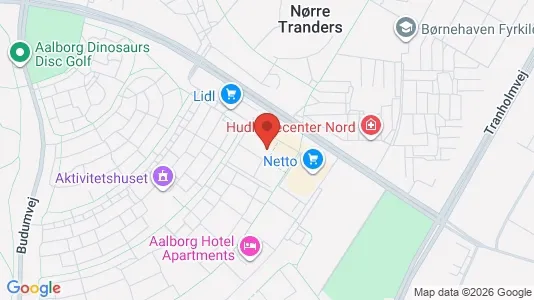 Apartments for rent i Aalborg Øst - kort over placeringen