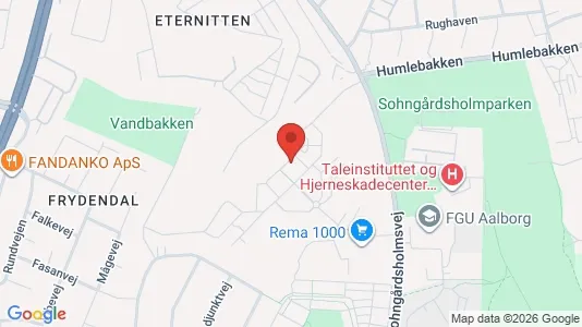 Apartments for rent i Aalborg Center - kort over placeringen