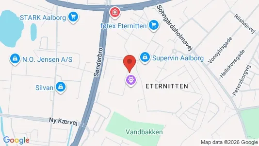 Apartments for rent i Aalborg Center - kort over placeringen