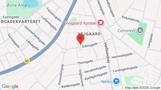 Apartments for rent i Aalborg Center - kort over placeringen