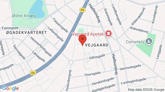 Apartments for rent i Aalborg Center - kort over placeringen