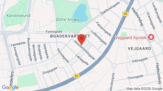 Apartments for rent i Aalborg Center - kort over placeringen