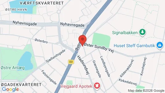 Apartments for rent i Aalborg Center - kort over placeringen