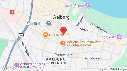 Apartments for rent i Aalborg Center - kort over placeringen