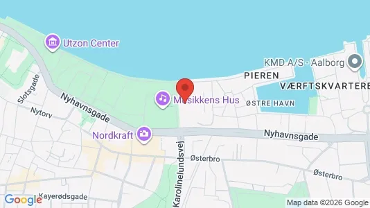 Apartments for rent i Aalborg Center - kort over placeringen