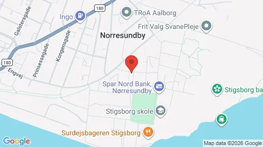 Apartments for rent i Nørresundby - kort over placeringen