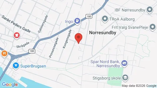 Apartments for rent i Nørresundby - kort over placeringen