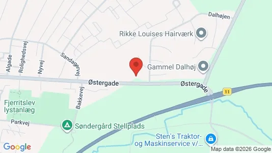 Apartments for rent i Fjerritslev - kort over placeringen