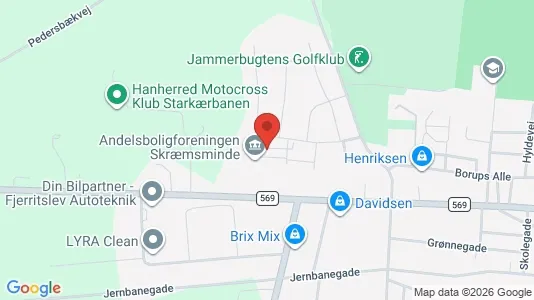 Apartments for rent i Fjerritslev - kort over placeringen