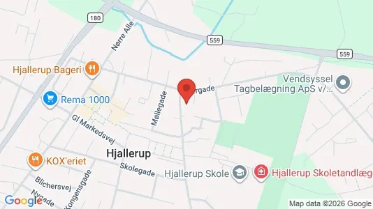 Apartments for rent i Hjallerup - kort over placeringen