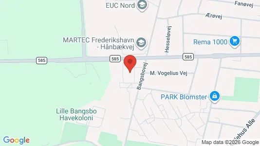 Apartments for rent i Frederikshavn - kort over placeringen