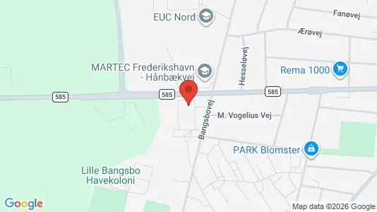 Apartments for rent i Frederikshavn - kort over placeringen