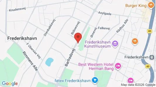 Apartments for rent i Frederikshavn - kort over placeringen