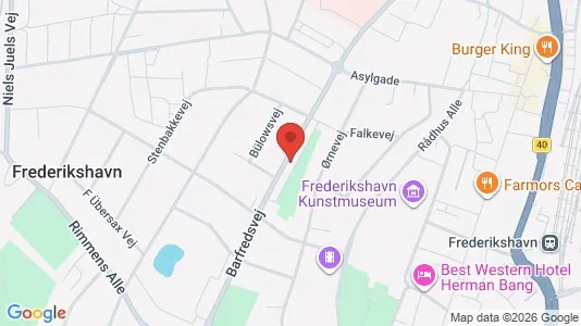 Apartments for rent i Frederikshavn - kort over placeringen