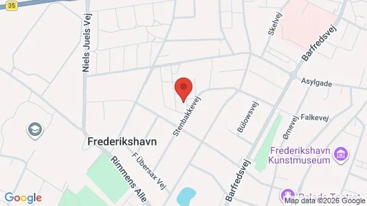 Apartments for rent i Frederikshavn - kort over placeringen
