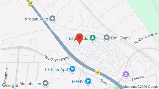 Apartments for rent i Frederikshavn - kort over placeringen