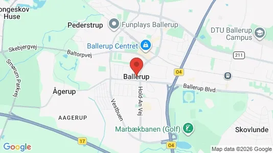 Houses for rent i Ballerup - kort over placeringen