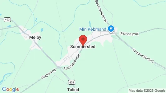 Apartments for rent i Sommersted - kort over placeringen