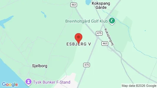 Apartments for rent i Esbjerg V - kort over placeringen
