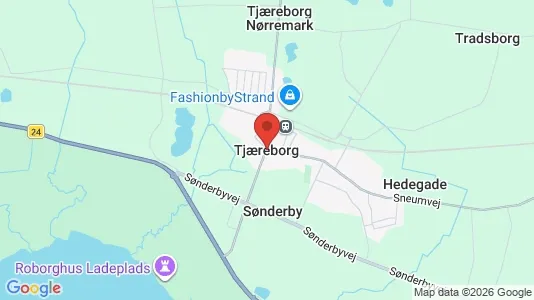 Apartments for rent i Tjæreborg - kort over placeringen