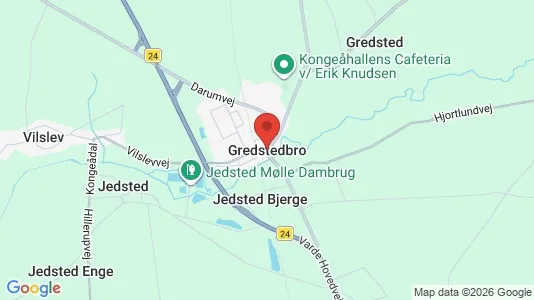 Apartments for rent i Gredstedbro - kort over placeringen