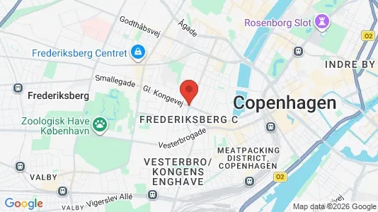 Apartments for rent i Frederiksberg C - kort over placeringen