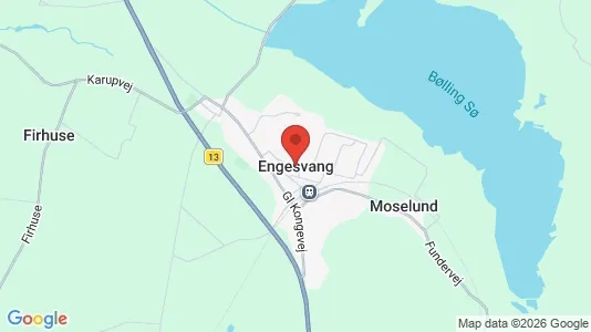 Houses for rent i Engesvang - kort over placeringen
